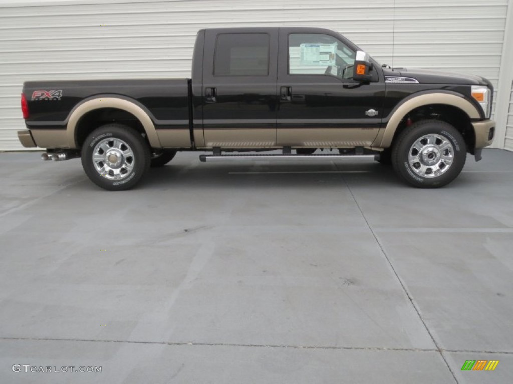 Tuxedo Black Metallic 2013 Ford F250 Super Duty King Ranch Crew Cab 4x4 Exterior Photo #74842040