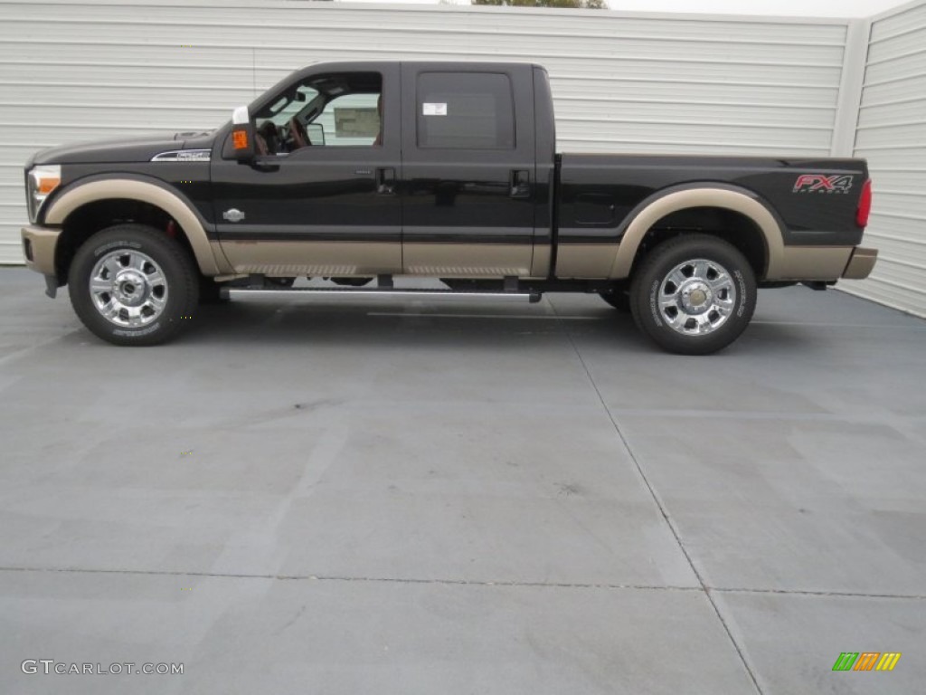 Tuxedo Black Metallic 2013 Ford F250 Super Duty King Ranch Crew Cab 4x4 Exterior Photo #74842091