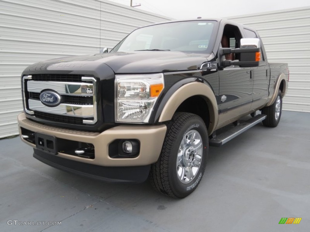 Tuxedo Black Metallic 2013 Ford F250 Super Duty King Ranch Crew Cab 4x4 Exterior Photo #74842105