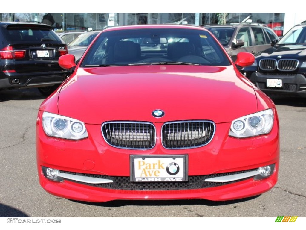 2012 3 Series 328i Convertible - Crimson Red / Black photo #2