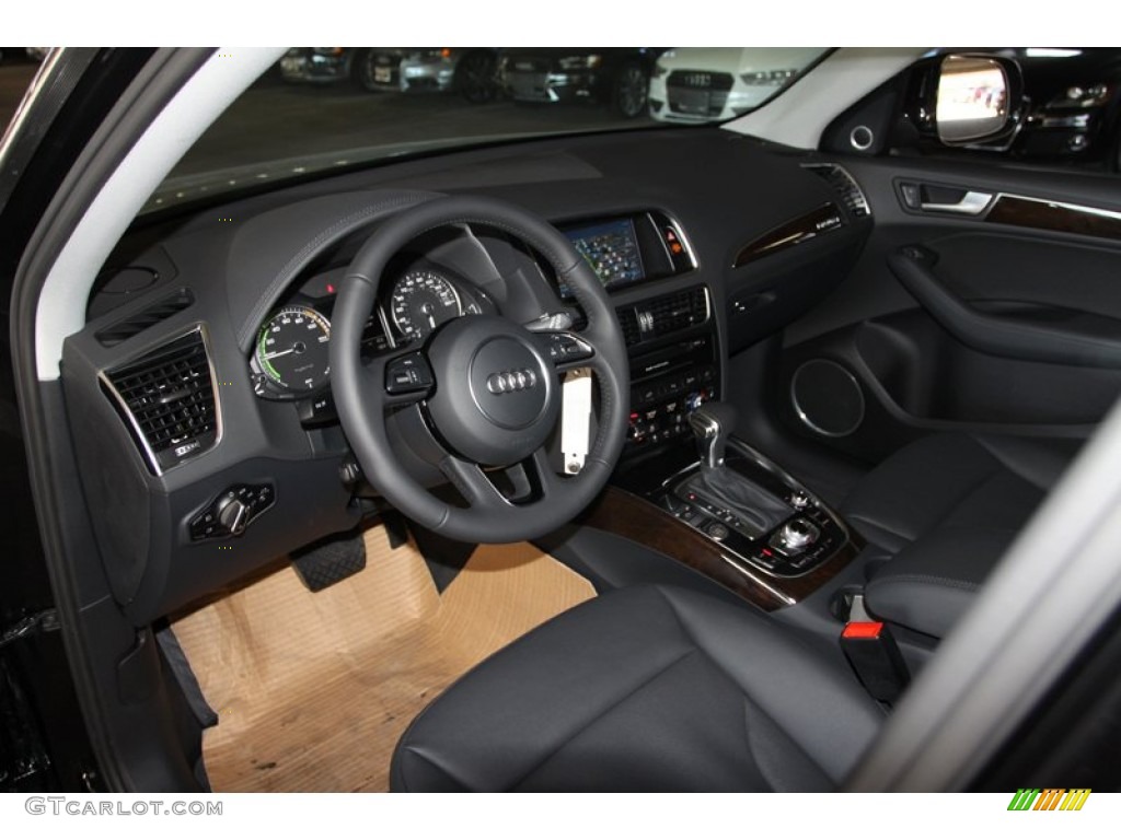 Black Interior 2013 Audi Q5 2.0 TFSI hybrid quattro Photo #74842862