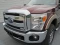 2013 Autumn Red Metallic Ford F350 Super Duty Lariat Crew Cab 4x4  photo #9