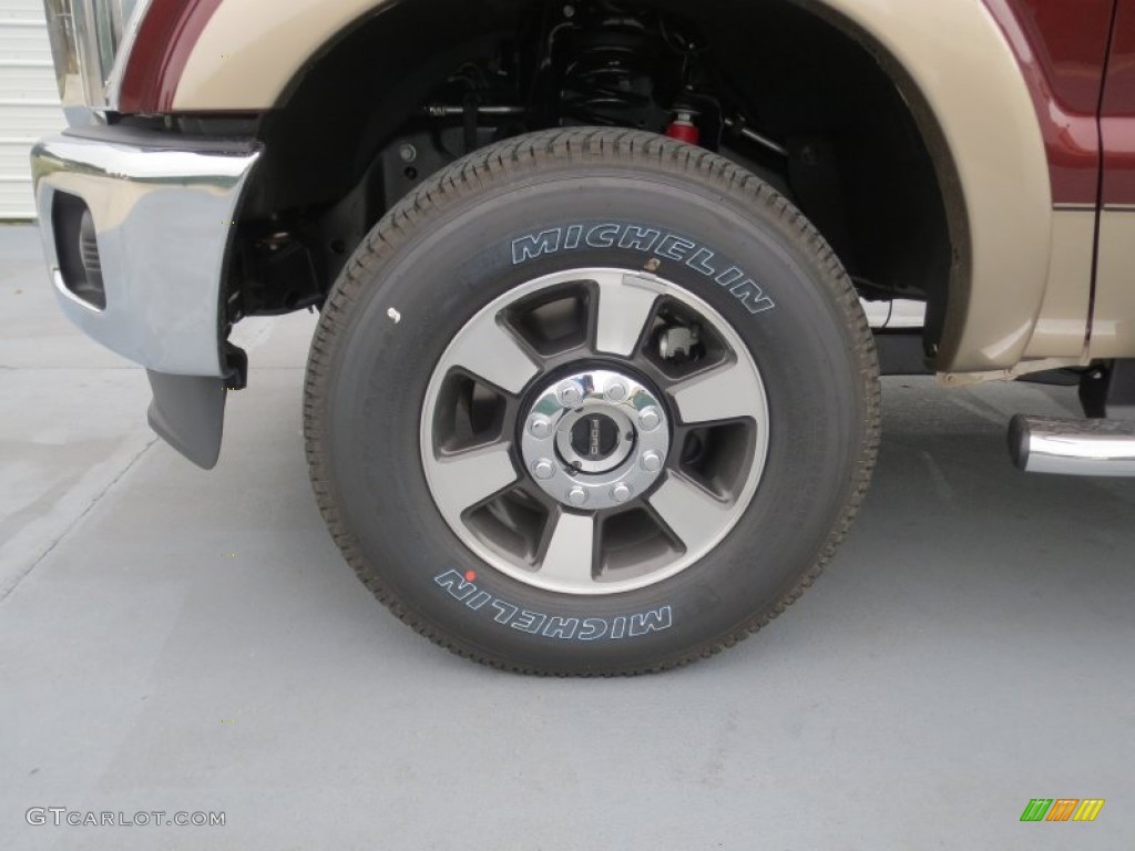 2013 Ford F350 Super Duty Lariat Crew Cab 4x4 Wheel Photo #74842888