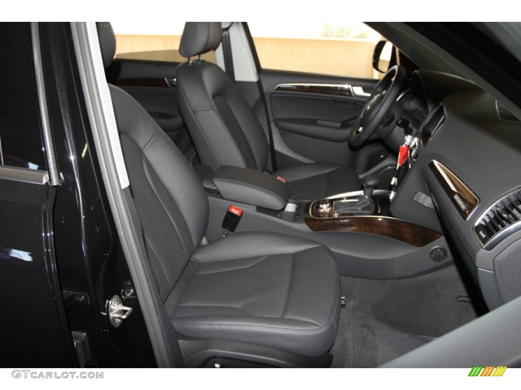 Black Interior 2013 Audi Q5 2.0 TFSI hybrid quattro Photo #74843129