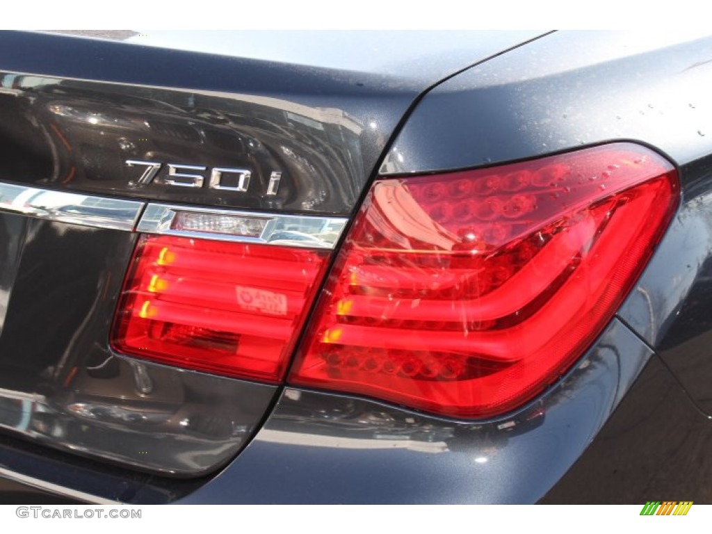 2012 7 Series 750i xDrive Sedan - Dark Graphite Metallic / Oyster/Black photo #22
