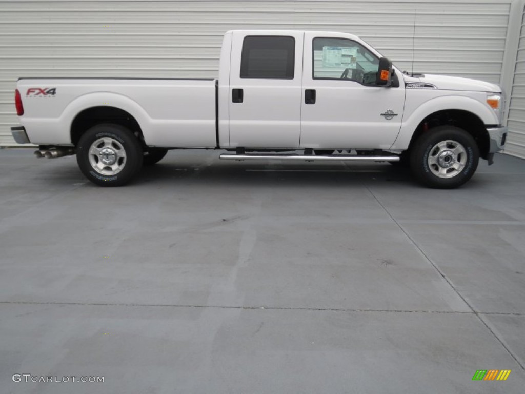 2013 F250 Super Duty XLT Crew Cab 4x4 - Oxford White / Steel photo #2