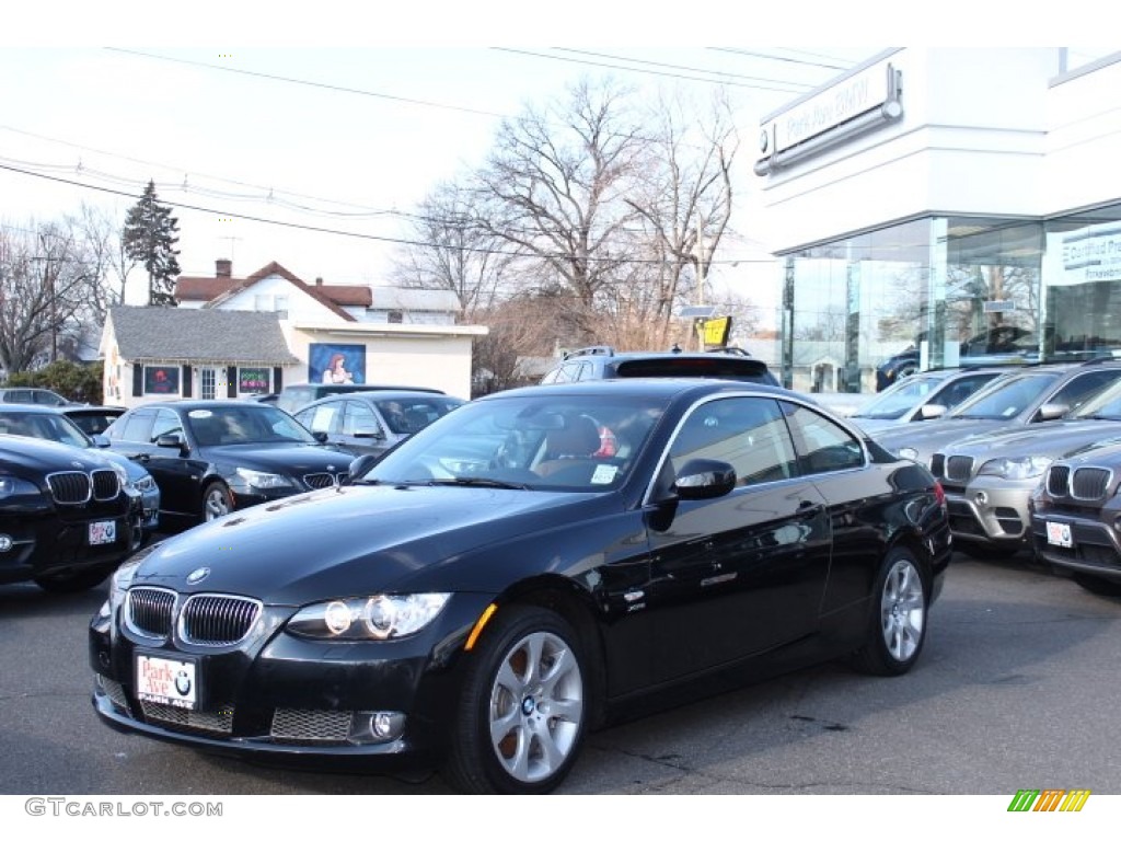 2010 3 Series 335i xDrive Coupe - Black Sapphire Metallic / Black photo #1