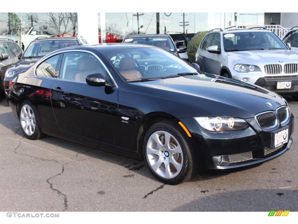 2010 3 Series 335i xDrive Coupe - Black Sapphire Metallic / Black photo #3