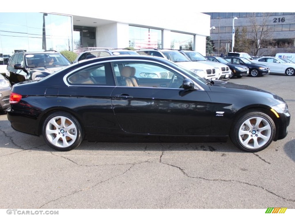 2010 3 Series 335i xDrive Coupe - Black Sapphire Metallic / Black photo #4