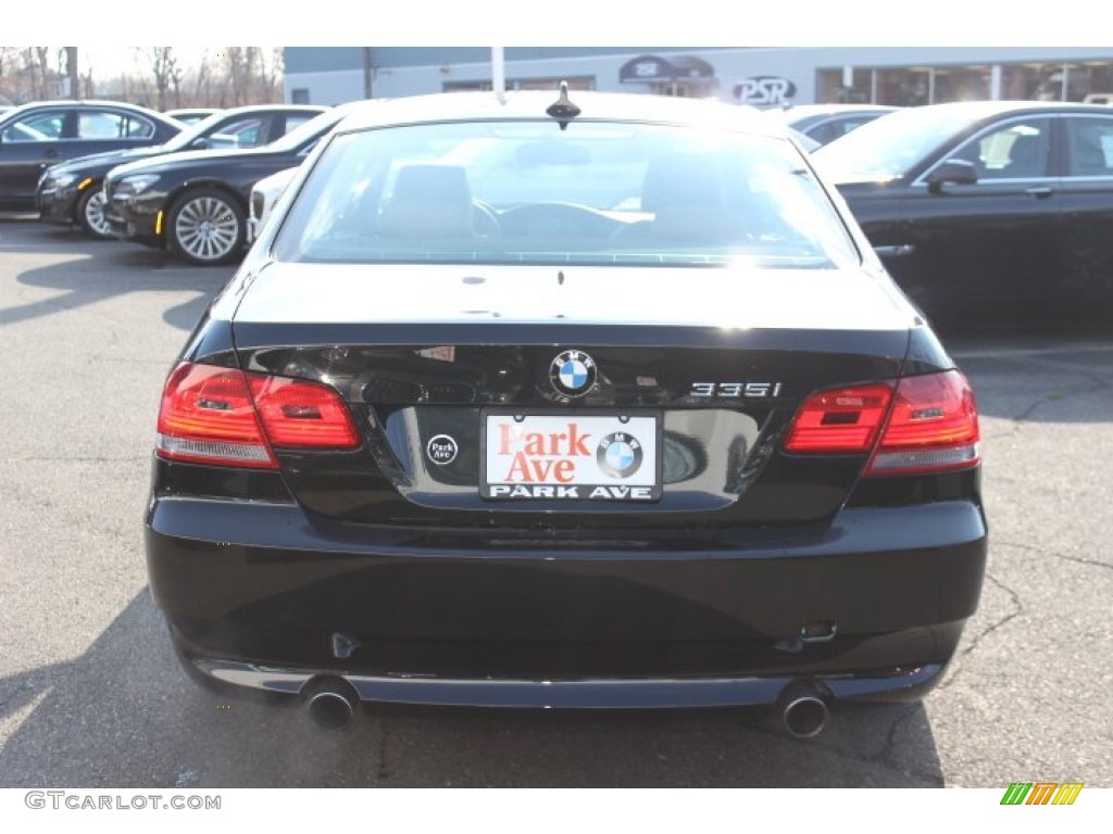 2010 3 Series 335i xDrive Coupe - Black Sapphire Metallic / Black photo #6