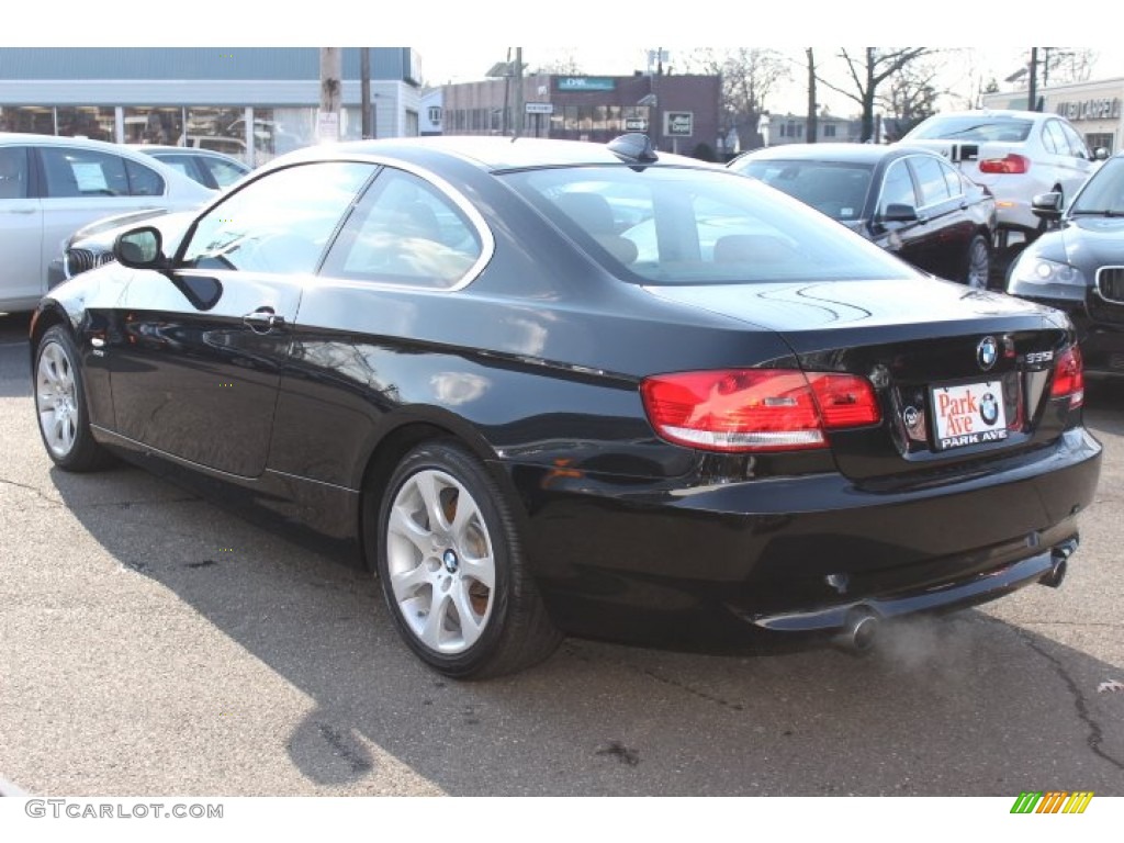 2010 3 Series 335i xDrive Coupe - Black Sapphire Metallic / Black photo #7