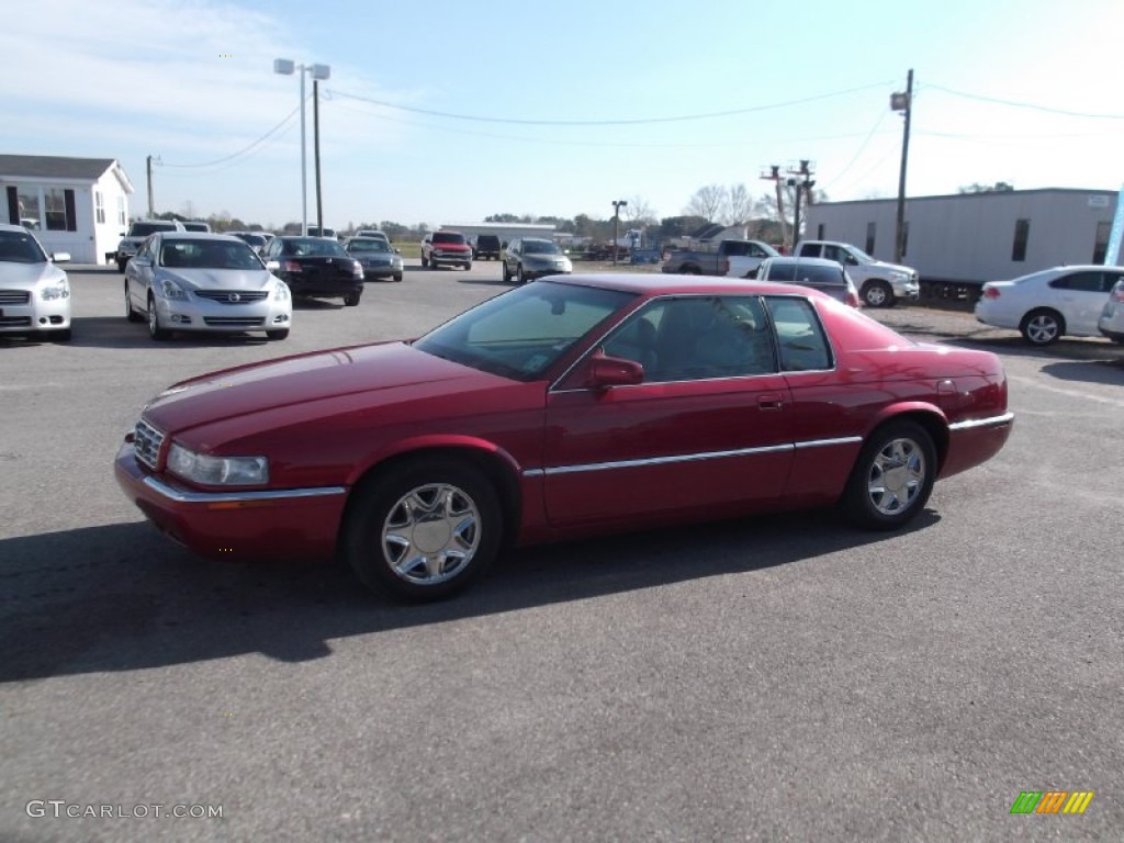 2001 Eldorado ESC - Crimson Red Pearl / Oatmeal photo #5