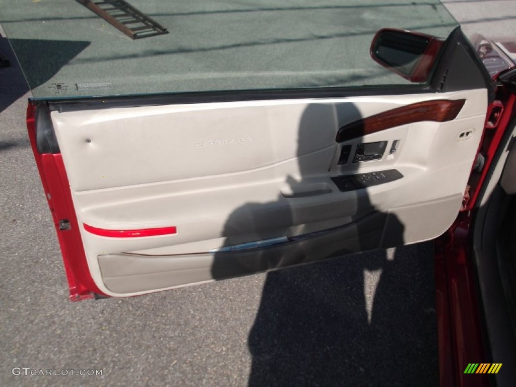 2001 Eldorado ESC - Crimson Red Pearl / Oatmeal photo #11