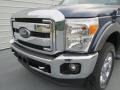 2013 Blue Jeans Metallic Ford F350 Super Duty Lariat Crew Cab 4x4  photo #9