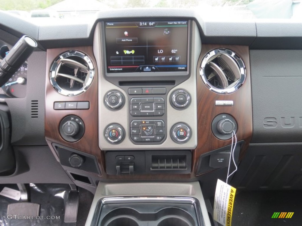 2013 Ford F350 Super Duty Lariat Crew Cab 4x4 Controls Photo #74846044