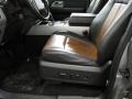 2008 Ford Expedition Charcoal Black/Caramel Interior Front Seat Photo