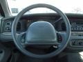 Light Graphite 2000 Ford Crown Victoria Sedan Steering Wheel