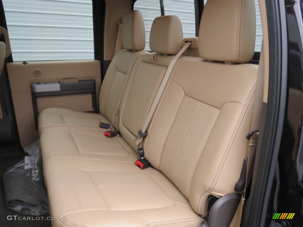 2013 F350 Super Duty Lariat Crew Cab 4x4 Dually - Kodiak Brown Metallic / Adobe photo #22