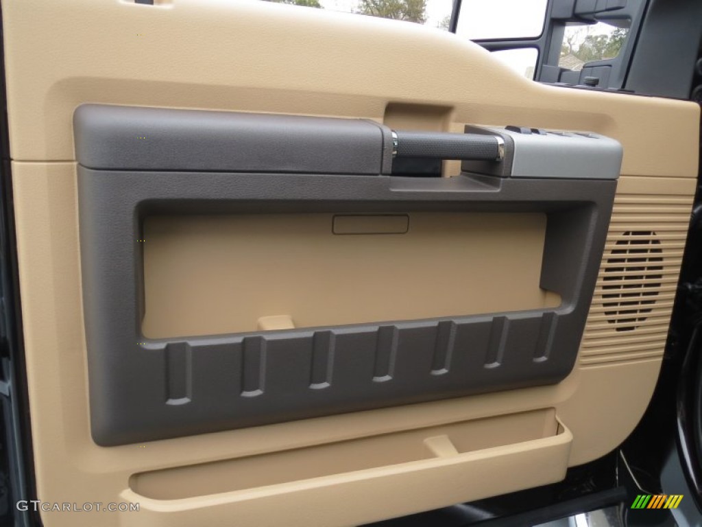 2013 F350 Super Duty Lariat Crew Cab 4x4 Dually - Kodiak Brown Metallic / Adobe photo #23