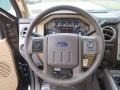 2013 Kodiak Brown Metallic Ford F350 Super Duty Lariat Crew Cab 4x4 Dually  photo #34