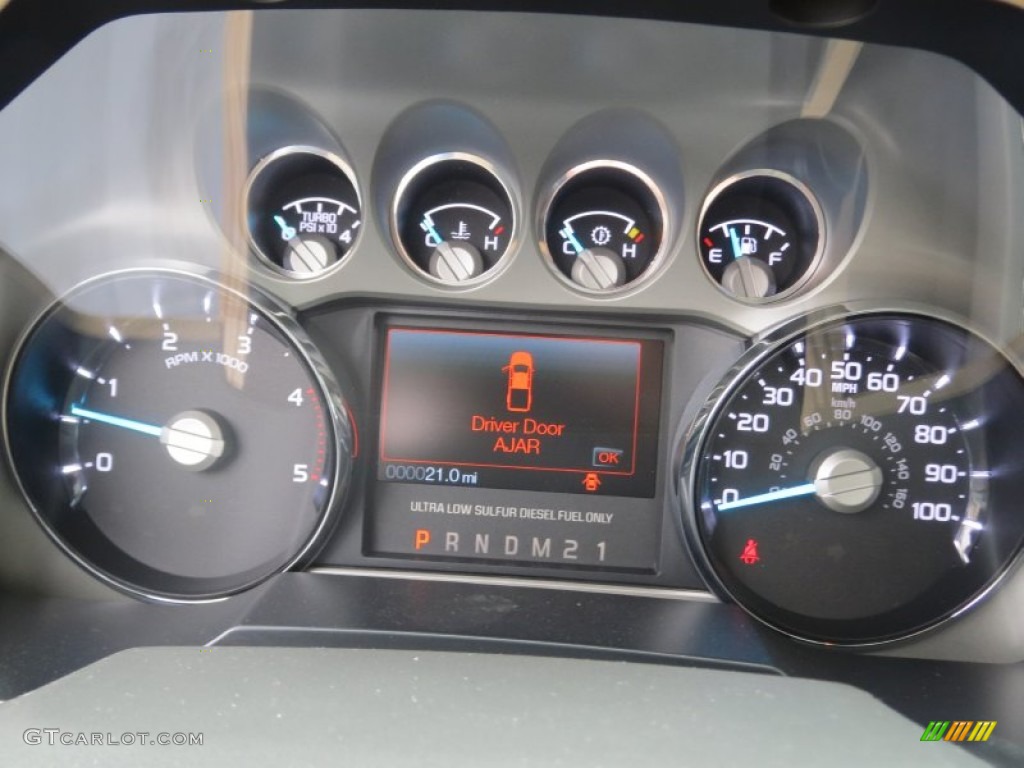 2013 F350 Super Duty Lariat Crew Cab 4x4 Dually - Kodiak Brown Metallic / Adobe photo #35