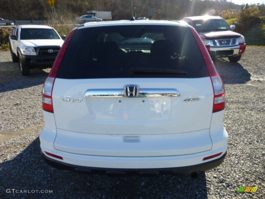 2010 CR-V EX AWD - Taffeta White / Gray photo #5