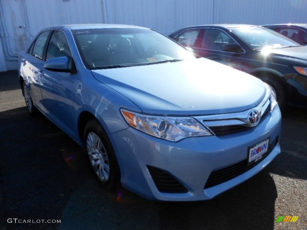 2012 Camry LE - Clearwater Blue Metallic / Light Gray photo #1
