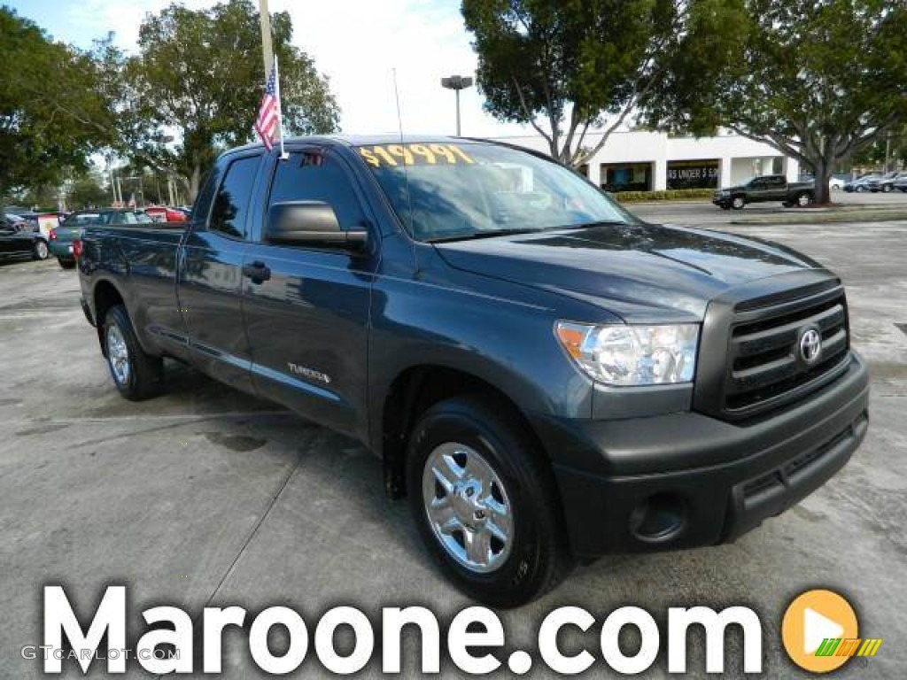 2010 Tundra Double Cab - Slate Gray Metallic / Graphite Gray photo #1