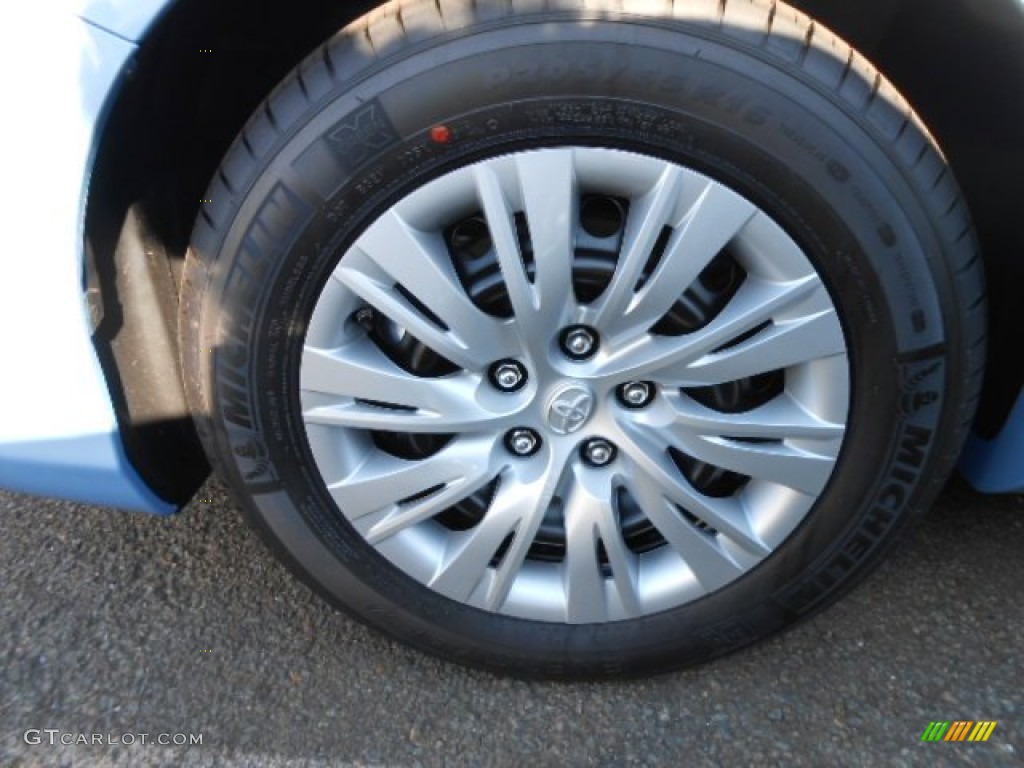 2012 Camry LE - Clearwater Blue Metallic / Light Gray photo #19