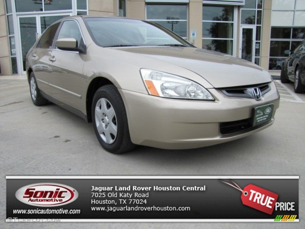 2005 Accord LX Sedan - Desert Mist Metallic / Ivory photo #1