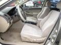 2005 Honda Accord LX Sedan Front Seat