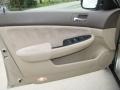 Ivory 2005 Honda Accord LX Sedan Door Panel