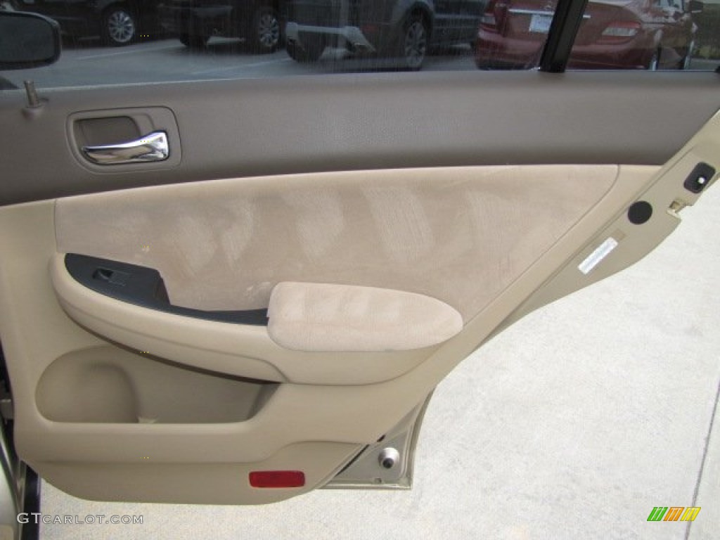 2005 Honda Accord LX Sedan Ivory Door Panel Photo #74848922