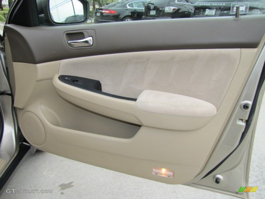 2005 Honda Accord LX Sedan Ivory Door Panel Photo #74848925