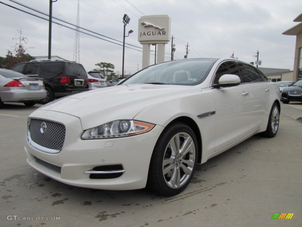 2011 XJ XJL - Porcelain White / Ivory/Oyster photo #5