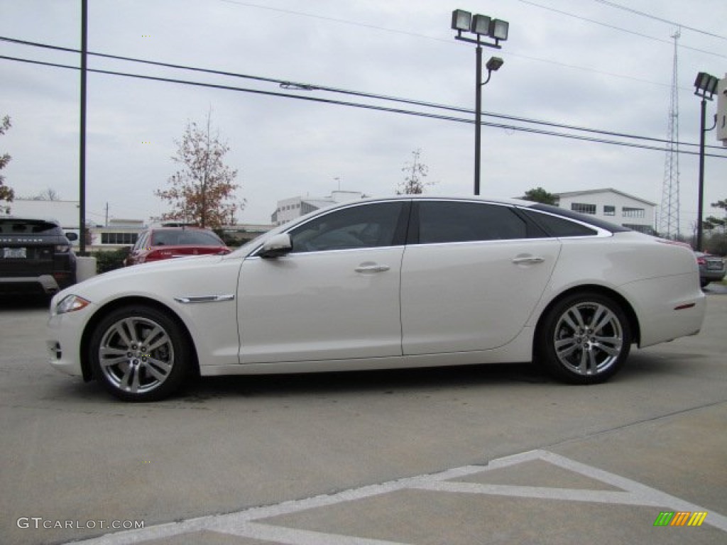 2011 XJ XJL - Porcelain White / Ivory/Oyster photo #7