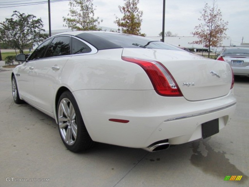 2011 XJ XJL - Porcelain White / Ivory/Oyster photo #8