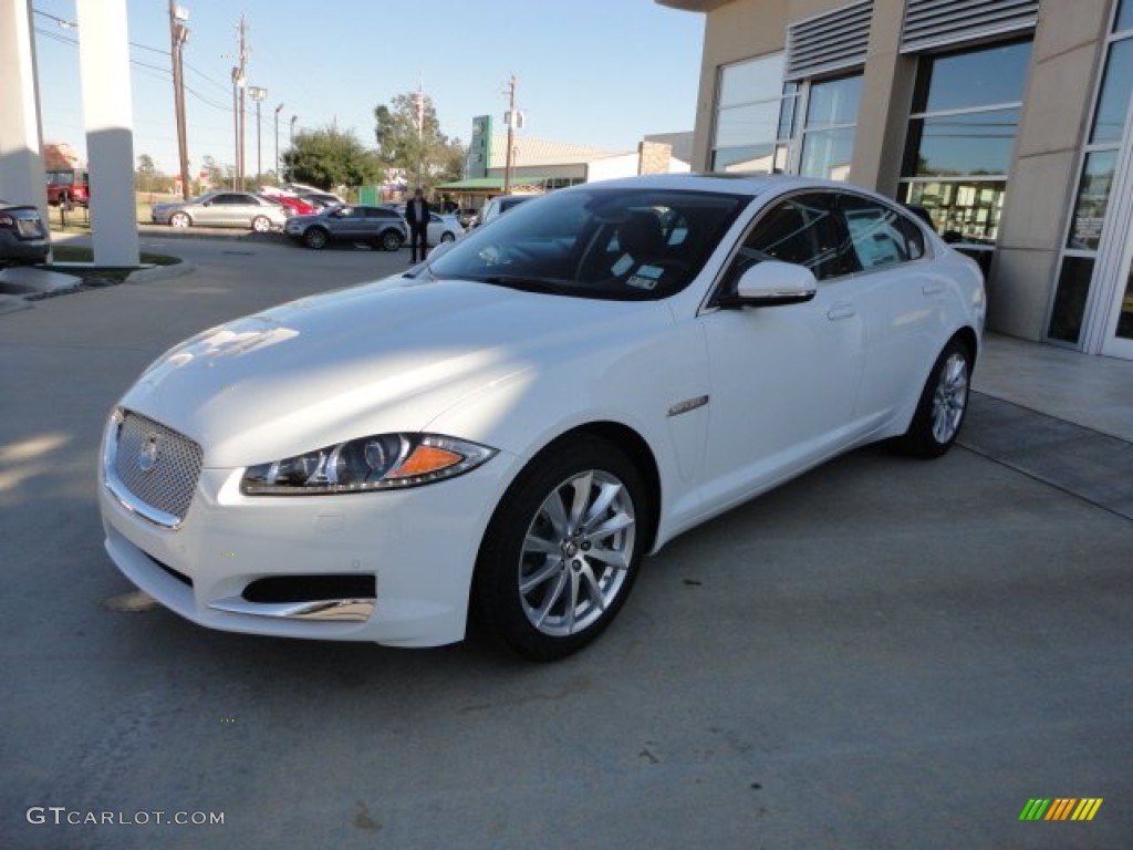 Polaris White 2013 Jaguar XF I4 T Exterior Photo #74849858