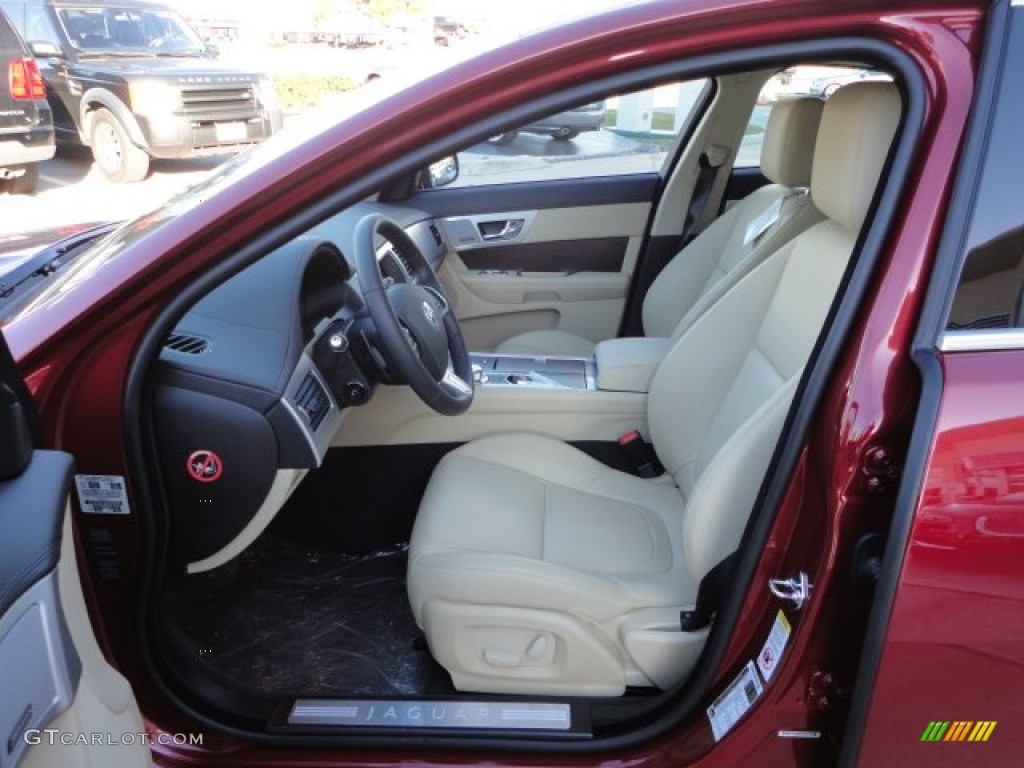 Barley/Warm Charcoal Interior 2013 Jaguar XF I4 T Photo #74849897