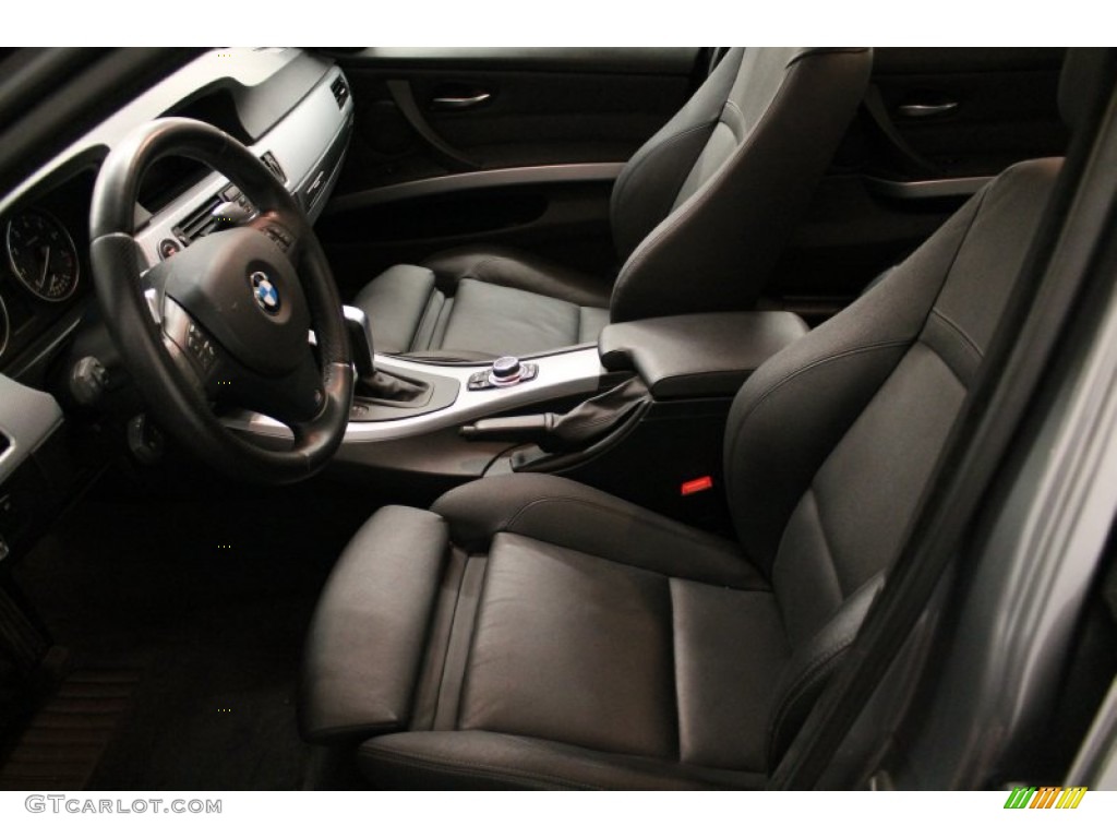 Black Interior 2009 BMW 3 Series 328xi Sedan Photo #74850969