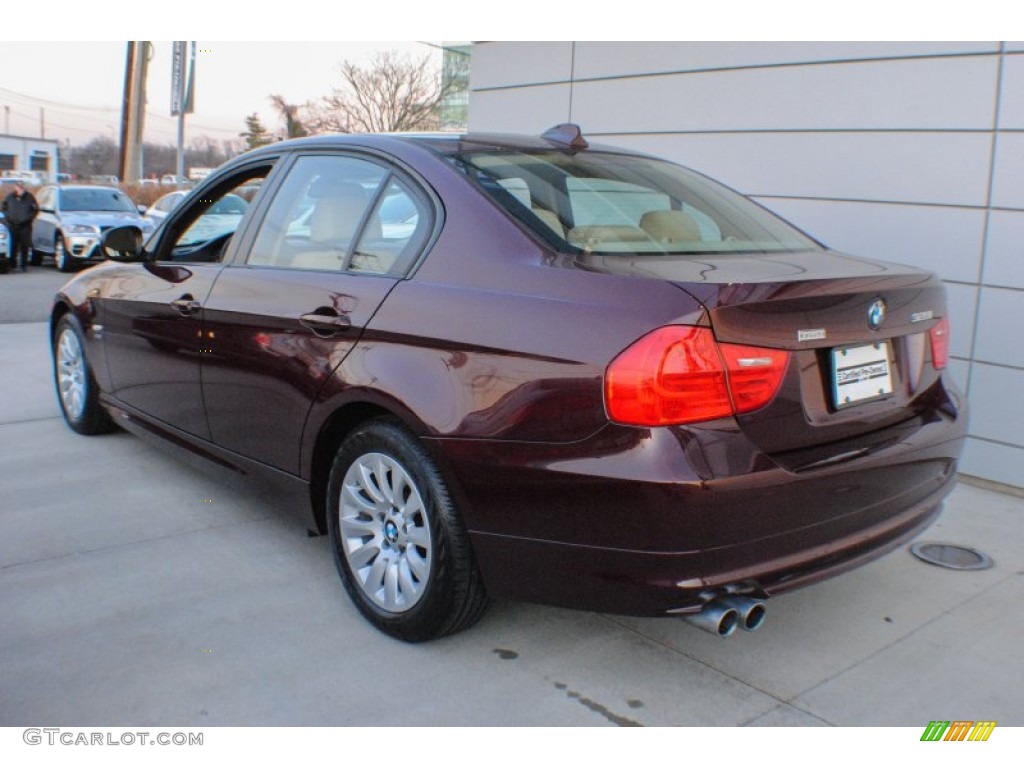 2009 3 Series 328xi Sedan - Barbara Red Metallic / Beige photo #4
