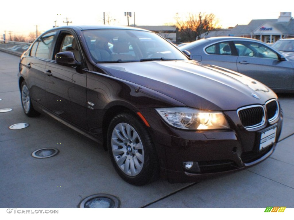 2009 3 Series 328xi Sedan - Barbara Red Metallic / Beige photo #7