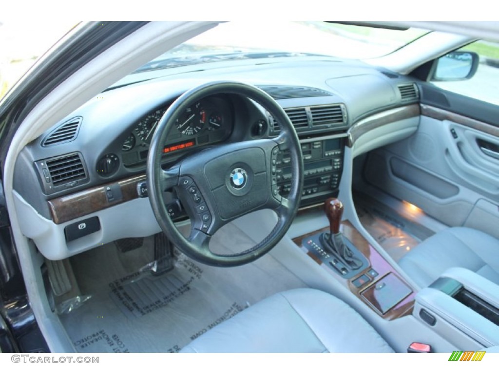 Grey Interior 1998 BMW 7 Series 740iL Sedan Photo #74852388