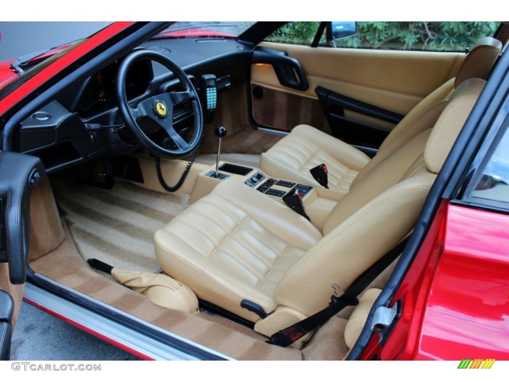 Tan Interior 1989 Ferrari 328 GTB Photo #74852750