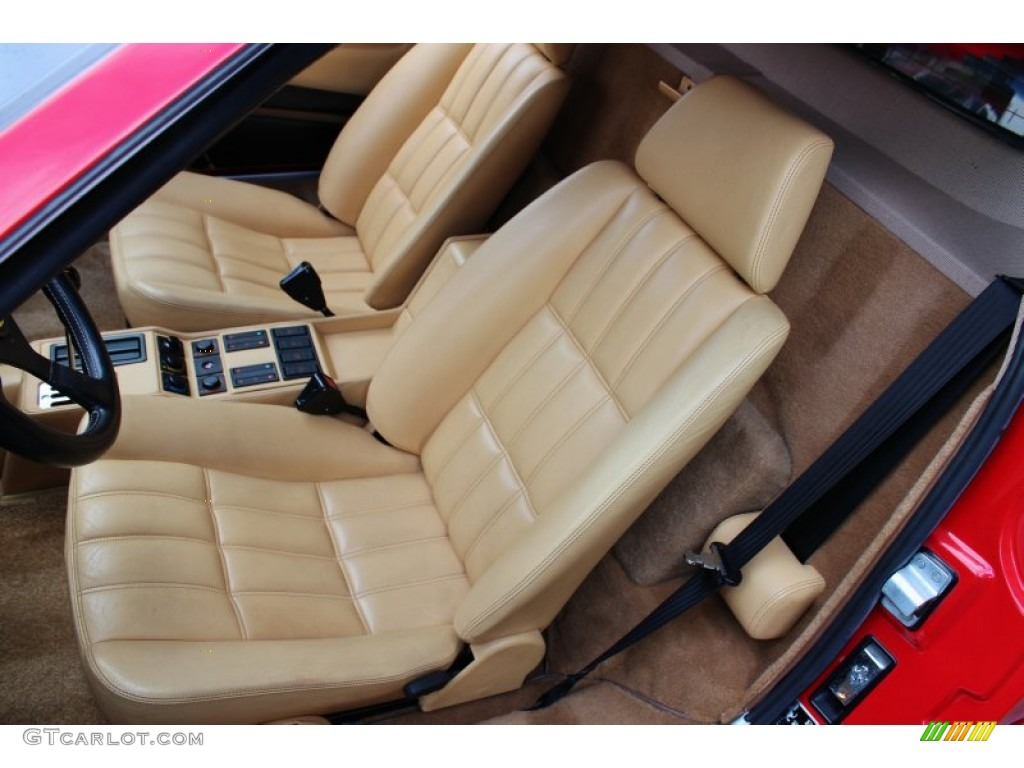 Tan Interior 1989 Ferrari 328 GTB Photo #74852780