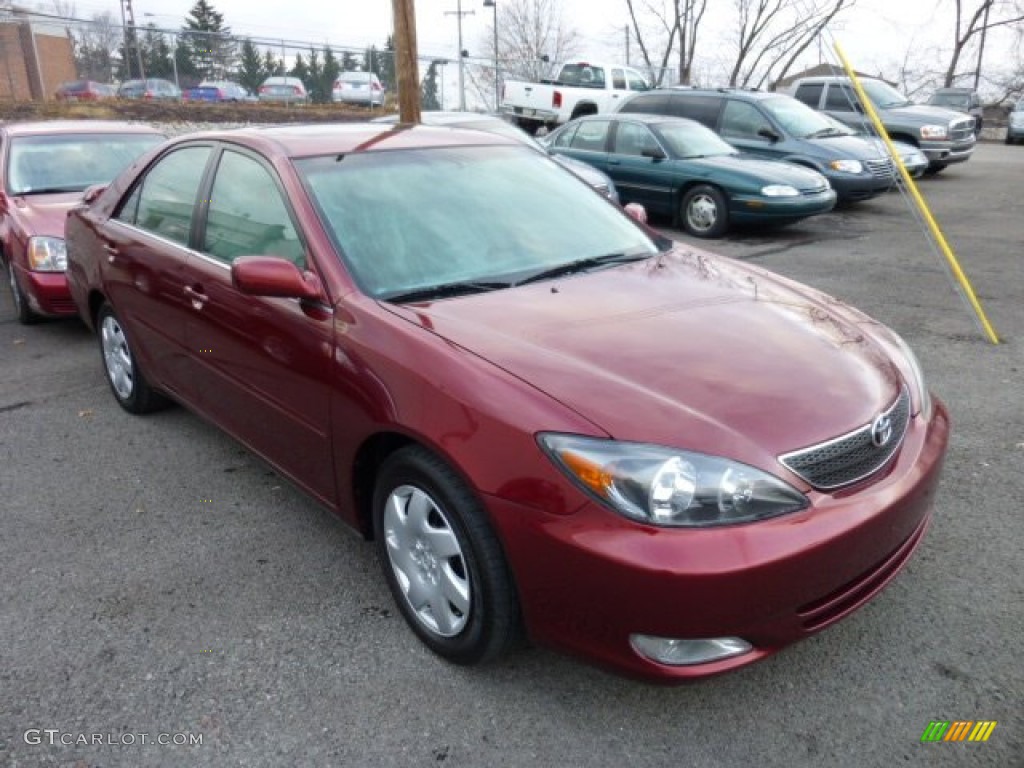 2003 Camry LE - Salsa Red Pearl / Stone photo #1