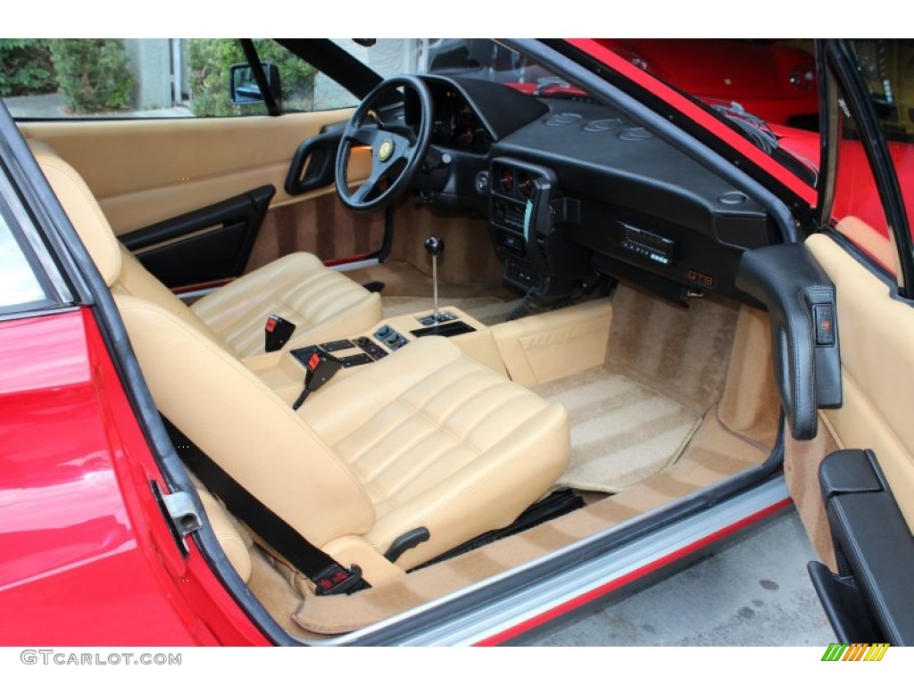 Tan Interior 1989 Ferrari 328 GTB Photo #74852827