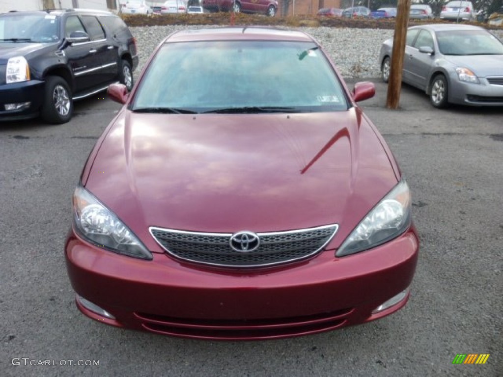 2003 Camry LE - Salsa Red Pearl / Stone photo #2