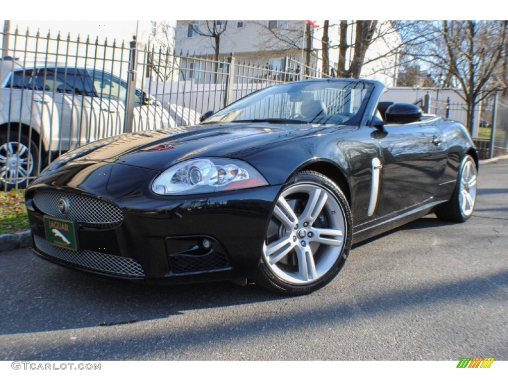 2009 XK XKR Convertible - Ultimate Black / Charcoal photo #1