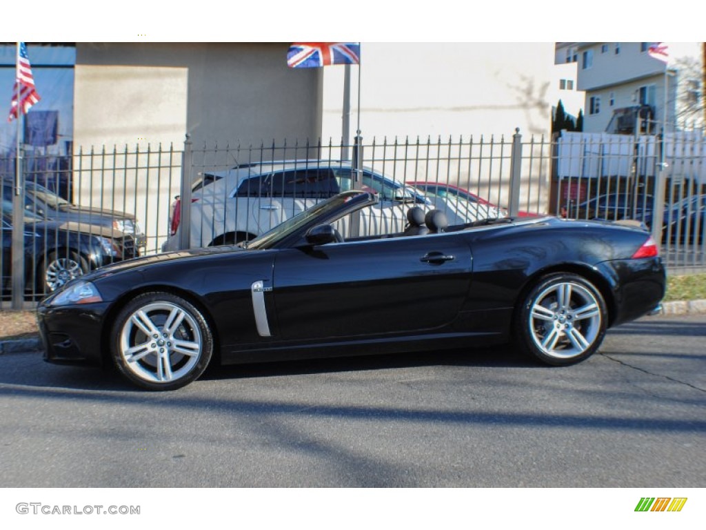 Ultimate Black 2009 Jaguar XK XKR Convertible Exterior Photo #74853108
